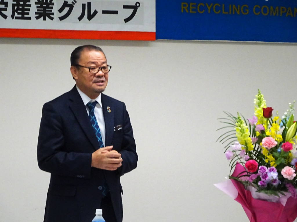 入社式　新入社員　協栄産業　ジャパンテック